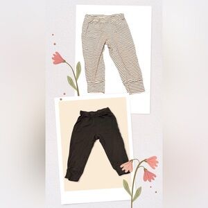 2-Pack Carter’s Child of Mine 12M Pants – Neutral Basics